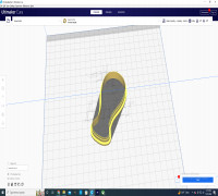 fat baseball bat cookie cutter 3D model