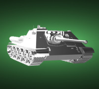 SU-85 3D model