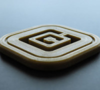 ChainCade Token & Coaster 3D model