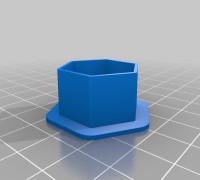 small hexagon cutter 3D model