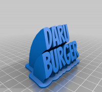 daru burger 3D model