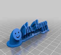 Mr happy 3D model