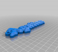 My Customized name keychain 3D model