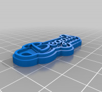 Begad Keychain 3D model