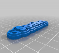 Souka Keychain 3D model