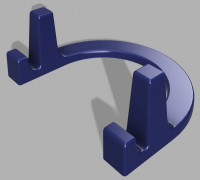 Simple tablet stand 3D model