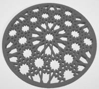 Coaster Circle 3D model