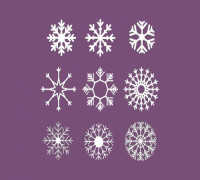 Snowflakes (STL) 3D model