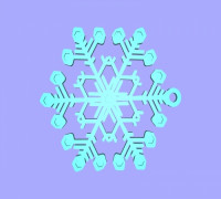 Small Snowflake (STL) 3D model