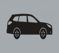 Subaru Outback Keychain/Trinket 3D model