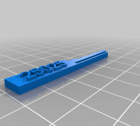 My Customized House / Padlock Key 3D model