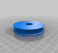 My Customized Parametric Timing Pulley v4 3D model