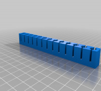 My Customized Hex Bit Holder 3D model
