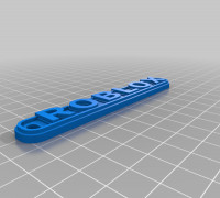 Customized ROBLOX Keychain 3D model