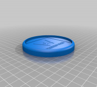 My Customized Coaster Customizer Windhaminvert 3D model