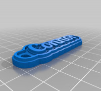 Connor Keychain 3D model