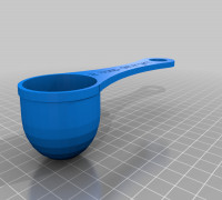 2 Tbsp Laundry Scoop 3D model