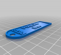 PETG Blue Swatch 3D model
