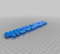 My Customized name keychain 3D model
