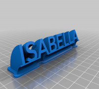 My Customized Sweeping name plate 3D model