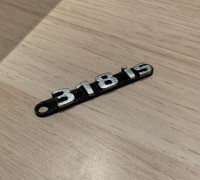 318is keychain 3D model