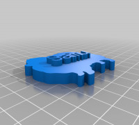 My Customized KeyChain Samu 3D model
