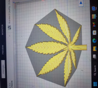 weed tree topper 3D model