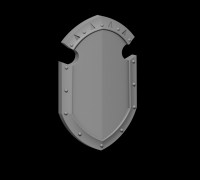 VINDICATOR SHIELD (SIMPLE) 3D model