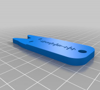 Cat Keychain 3D model