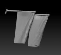 Facade Flag 1/35 3D model