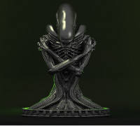 Alien b 3D model