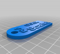My Customized Filament Sample Tag 3D model