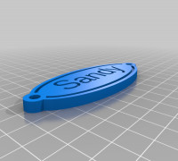 Sandy_keychain_5 3D model