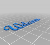 My Customized 3D name plate 3D model