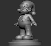 Mario Santa 3D model