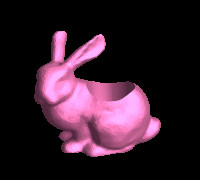 Bunny Planter 3D model