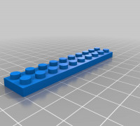 My Customized LEGO compatible Text Bricks 3D model