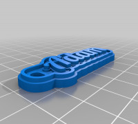 Keychain Adam 3D model