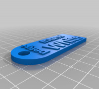 My Customized Filament Sample Tag 3D model
