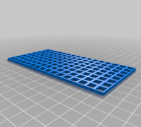 My Customized WS2812 Led Matrix Diffuser Grid 3D model