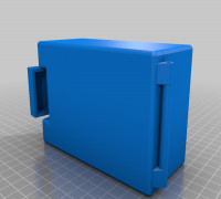 Box mit Lasche 3D model