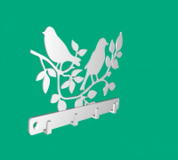 Bird Key Holder (STL) 3D model