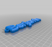 keychain 3D model