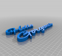 letters 3D model