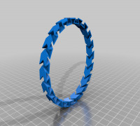 My Customized Flex Bracelet customizer 3D model
