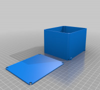 My Customized Parametric electronics box1 - OpenSCAD 3D model