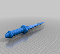 My Customized Dark One Dagger 3D model
