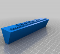 Ingalls basic nameplate 3D model