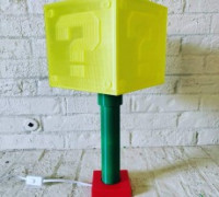 Super Mario Lamp 3D model