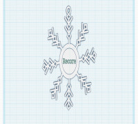 Personalized Snowflake 3D model